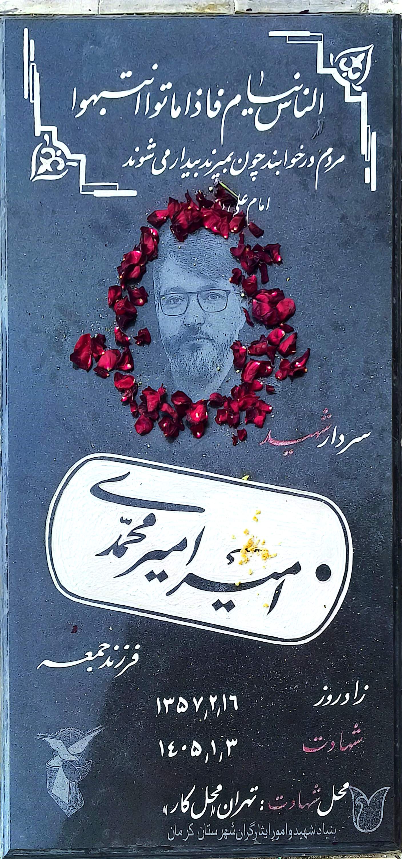 قبر امیر امیرمحمدی