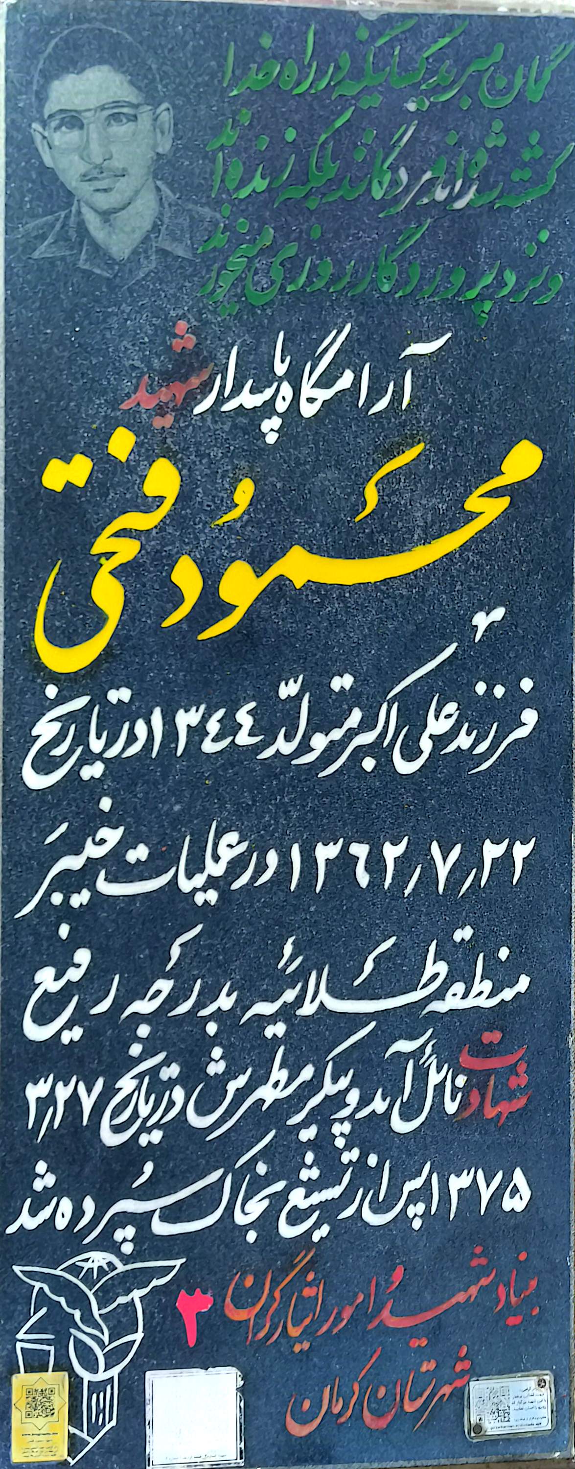 قبر محمود فتحی